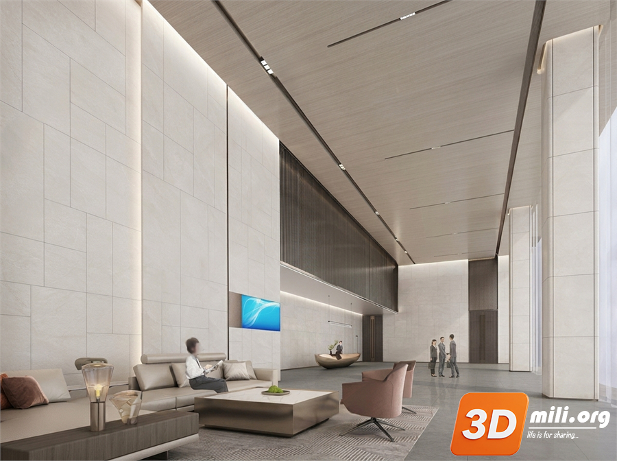 Lobby front desk Skp Files 